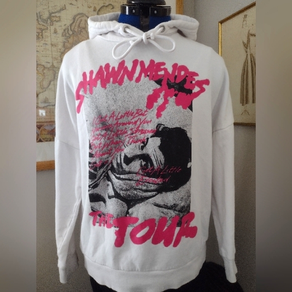 SHAWN MENDES "The TOUR" 2019 OVERSIZE Graphic Hoodie!! - Picture 3 of 7
